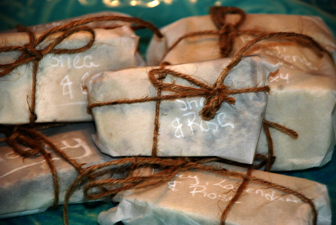 The motherload of homemade all-natural soap